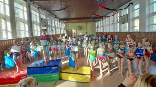 Gymnastický klub Šumperk v Ostravě zářil