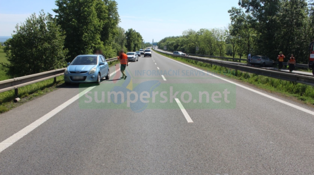 Dvě nehody v jednom úseku na D 35