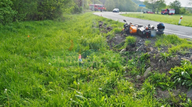 Motorkář podcenil rychlost