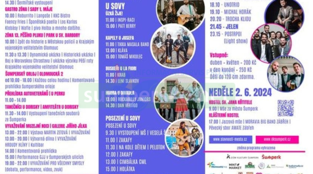 Slavnosti města - již první červnový víkend