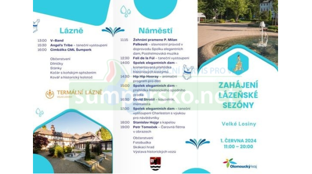 ZAHÁJENÍ LÁZEŇSKÉ SEZÓNY Velké Losiny