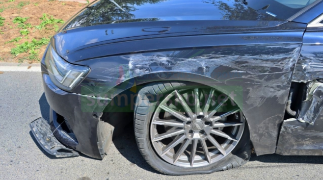 Řidič přejel do protisměru