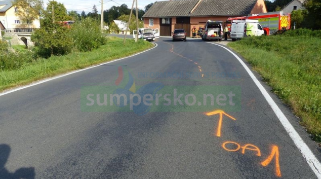 Řidič na Jesenicku přejel do protisměru