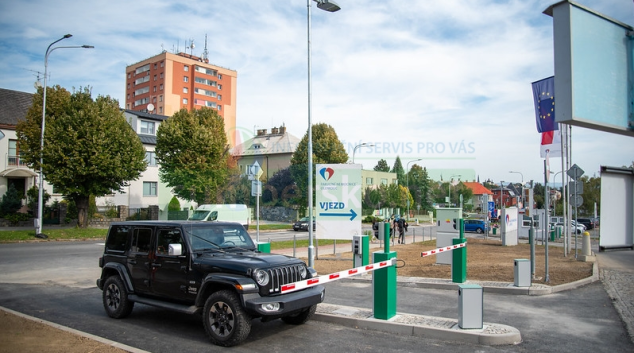 Rozšíření vjezdu do FN Olomouc