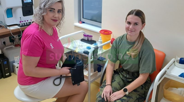 Čtyřicet budoucích vojáků darovalo krev