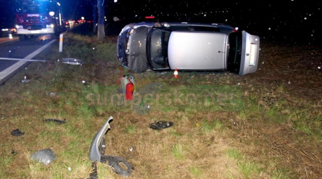 Rychlá jízda seniora skončila nehodou