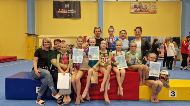 Sportovní gymnastky soutěžily v Liberci