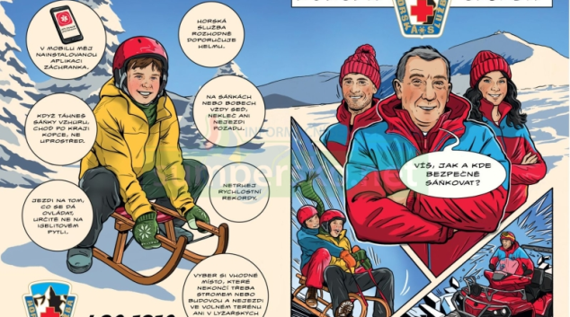 Horská služba vydala třetí díl komiksu