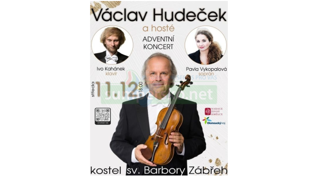 Hudeček v Zábřehu uvede hvězdné hosty