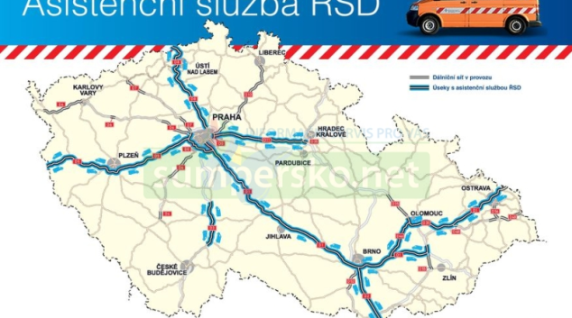 Asistenční služba ŘSD je připravena pomáhat