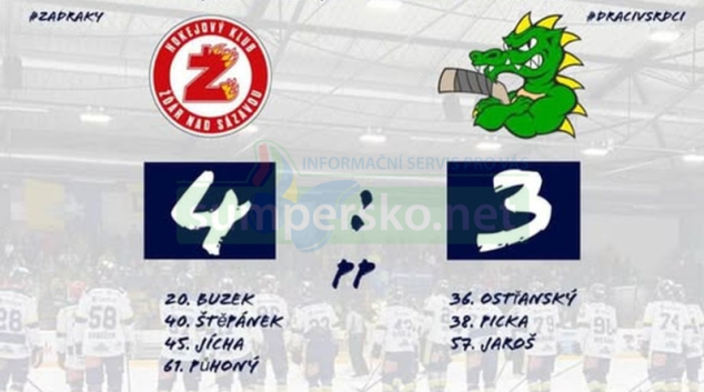 HOKEJ: Žďár nad Sázavou vs Šumperk 4:3p