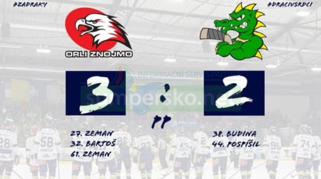 HOKEJ: Znojmo vs Šumperk 3:2p