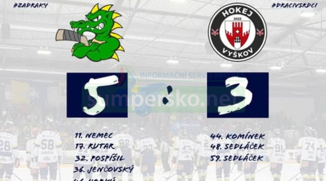 HOKEJ: Šumperk vs Vyškov 5:3