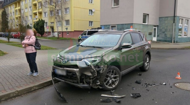 Řidička v Zábřehu nedala přednost