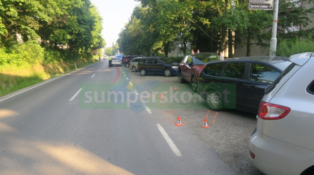 Řidička v Šumperku narazila do zaparkovaných vozidel