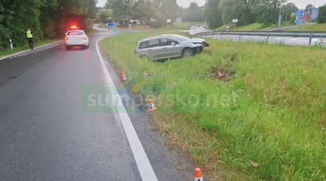 Opilý řidič havaroval v Mohelnici