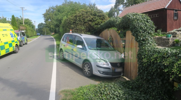 Opilý řidič v Oskavě nezvládl řízení