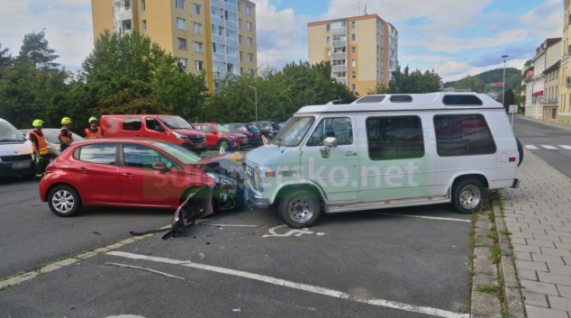 Řidička v Šumperku přidala plyn