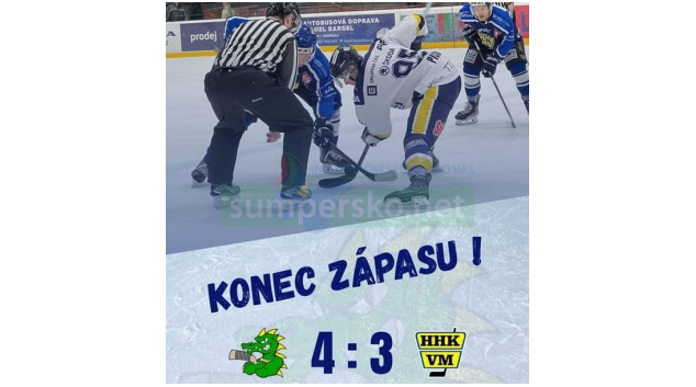 HOKEJ: Šumperk vs Velké Meziříčí 4:3