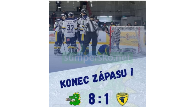 HOKEJ: Šumperk vs Uherský Brod 8:1
