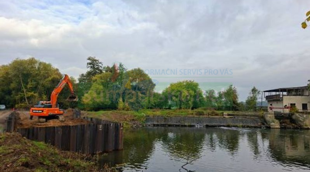 Probíhá rekonstrukce jezu Šargoun u Litovle