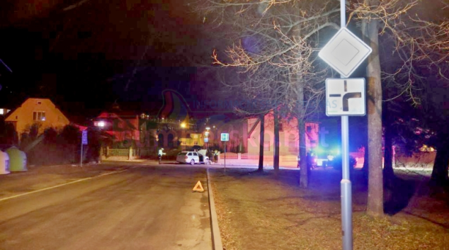 Řidič v Jeseníku nedal přednost