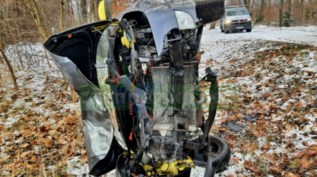 Řidička nezvládla jízdu na ujetém sněhu