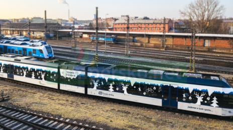 Vánoční vlaky v Olomouckém kraji