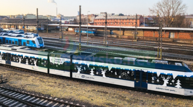 Vánoční vlaky v Olomouckém kraji