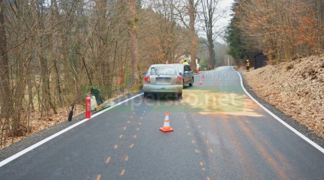 Od zaviněné dopravní nehody na Štítecku utekl