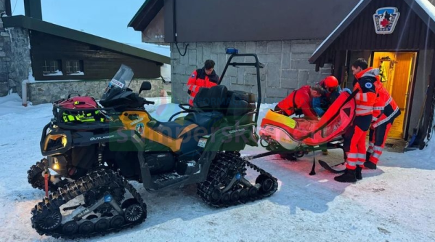 Náročné odpoledne na Červenohorském sedle