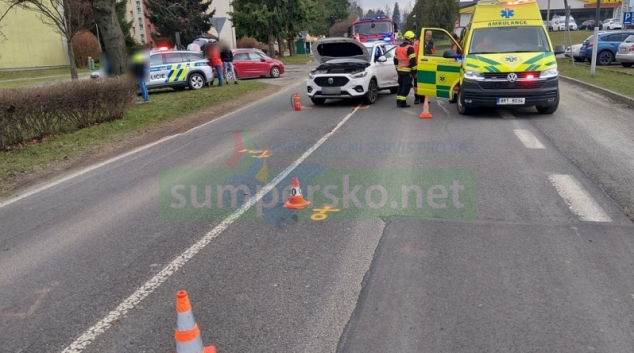 Řidič v Jeseníku přejel do protisměru