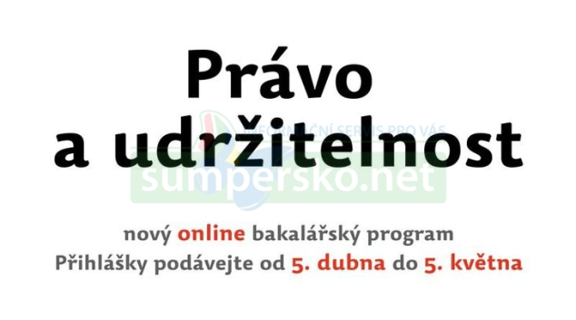 Právnická fakulta otevírá online bakalářský program
