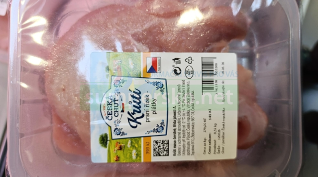 Salmonela v čerstvých krůtích plátcích
