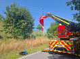 Hasiči na Šumpersku pomohli paraglidistovi