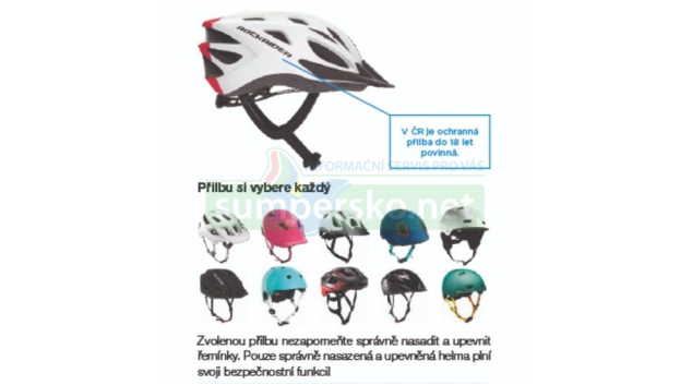 Téměř polovina zraněných dětských cyklistů neměla přilbu