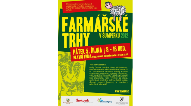 Poslední Farmářské trhy v Šumperku budou 5. října