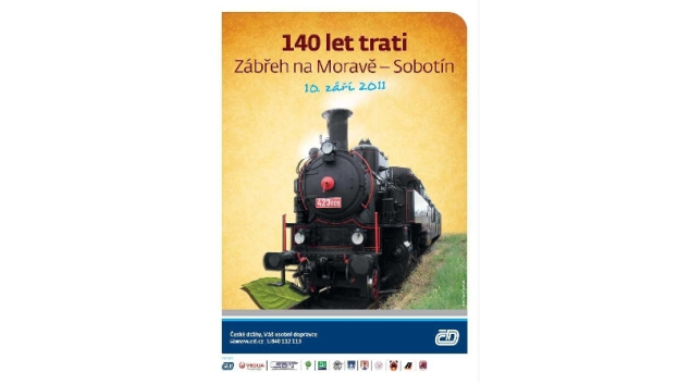 Trať Zábřeh - Sobotín slaví 140 let