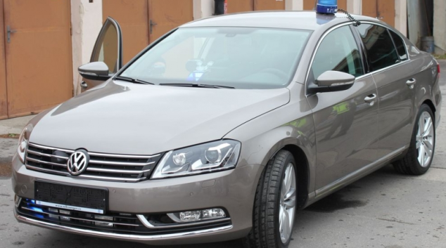 Podívejte se, jak vypadá Passat, který měří rychlost