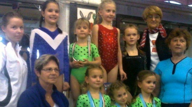 Šumperské gymnastky reprezentovaly v Budapešti