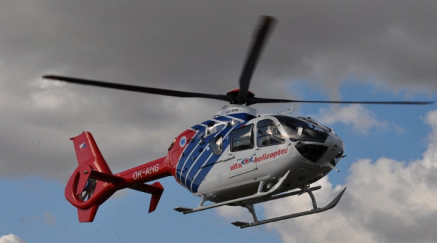 V Jeseníkách letěl pro zraněné třikrát vrtulník