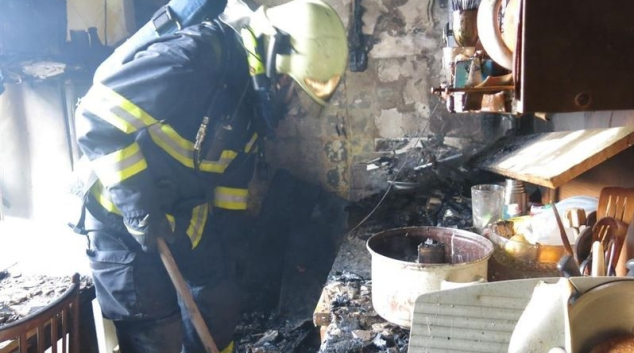 V Olomouci hořel byt v panelovém domě