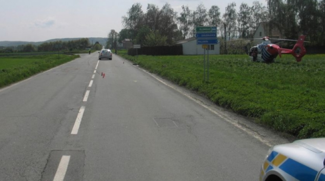 Cyklista z Moravičan byl těžce zraněn u Palonína