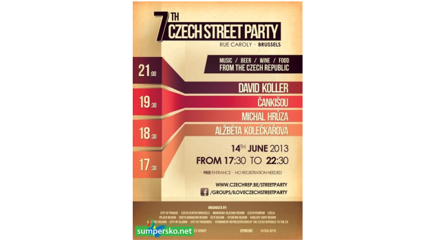 Olomoucký kraj na Czech Street Party v Bruselu