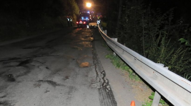 Opilá řidička z Bludova sestřelila motorku