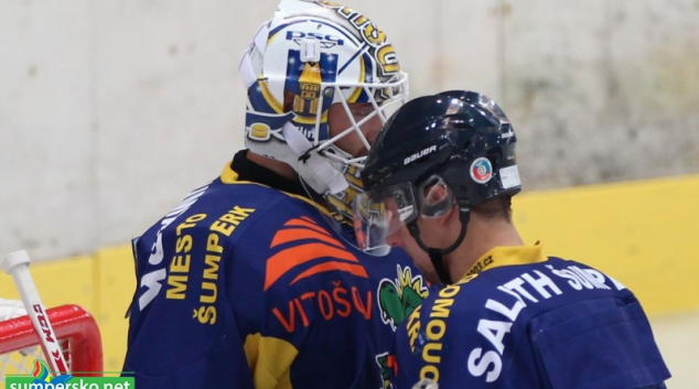 HOKEJ:SK Horácká Slavia Třebíč vs Salith Šumperk 3:2