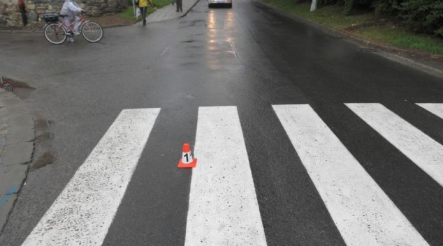 Řidička v Šumperku zachytila chlapce na přechodu