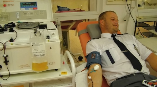 Dopravní policisté z Olomoucka darovali krev