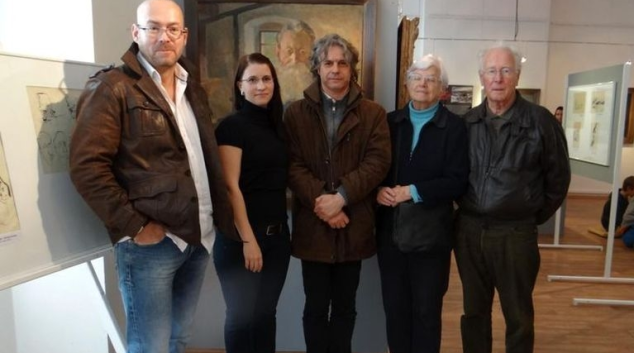 Šumperské muzeum navštívil Victor Arleth, synovec umělce Kurta Halleggera