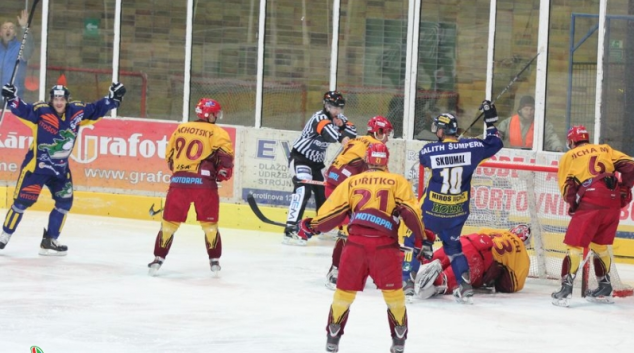 HOKEJ:Salith Šumperk vs HC Dukla Jihlava 6:2